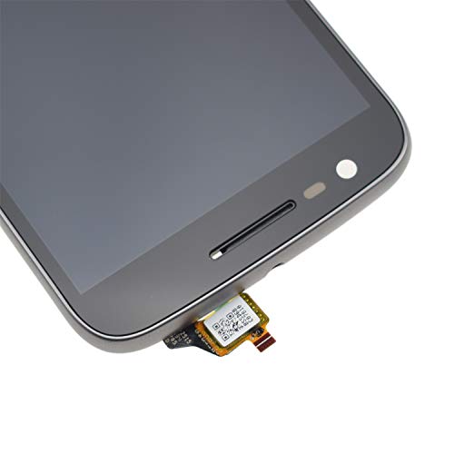 Image of Display Touch Screen Assembly with Frame Replacement for Motorola Moto E3 Black