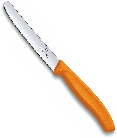 Victorinox Swiss Classic nxf3u017c kuchenny, 11 cm, bardzo ostry szlif falisty, ergonomiczny, nadaje się do mycia w zmywarce, jeden rozmiar