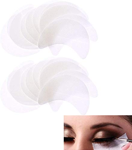 Paquete de 100 unidades en paquete de sombra de ojos, sombra de ojos, parches de gel para extensiones de pestañas, permanente de pestañas, tinte de pestañas, maquillaje de labios