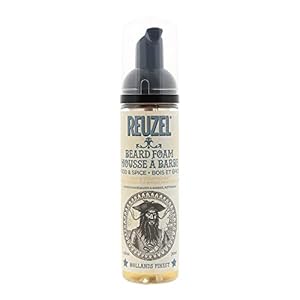Reuzel Wood and Spice Beard Foam, Deodorizes Beard, 70 ml