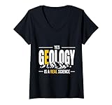 Photo Gallery la geologia è una vera scienza collezionista di rocce geologo divertente maglietta con collo a v Photo Gallery la geologia è una vera scienza collezionista di rocce geologo divertente maglietta con collo a v