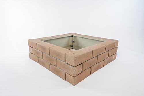 Jardinière surélevée aspect brique en polyuréthane haute densité durable