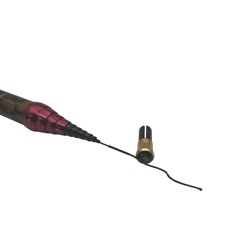 CañAs De Pescar 1 PCS Fibra de Carbono Polte de Pesca Carp Ultra Ligera Coda telescópica Posicionamiento de la caña de Pesca 3. 6m 4.5m 5.4m 6.3m Carpeta CañA De Pescar