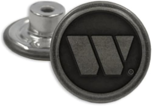 Welch Mens Metal Bachelor Buttons for Suspenders (8 buttons) Bronze