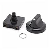 Fan Rotary Switch 4-Position 3-Speed Selector Switch Governor with Knob Fan Speed Governor Fan Rotary Switch,4-Position Rotary,3-Speed Selector,Industrial