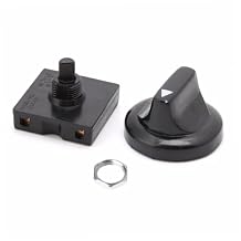 Fan Rotary Switch 4-Position 3-Speed Selector Switch Governor with Knob Fan Speed Governor Fan Rotary Switch,4-Position Rotary,3-Speed Selector,Industrial