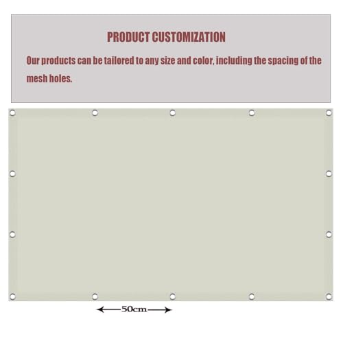 Voile d'ombrage rectangulaire imperméable et anti-UV 1.6 x 2.4 m avec œillets extérieurs