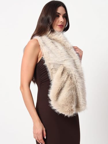 Image of Extra Large Women's Faux Fur Collar for Winter Coat