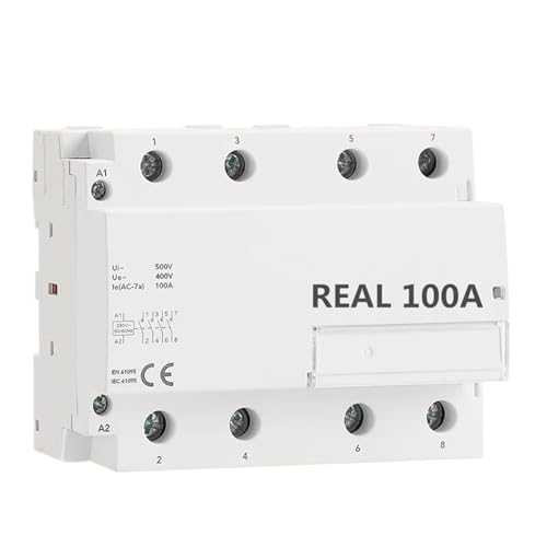 Contacteur 4 phases 100A évite la surchauffe des circuits électriques domestiques haute tension