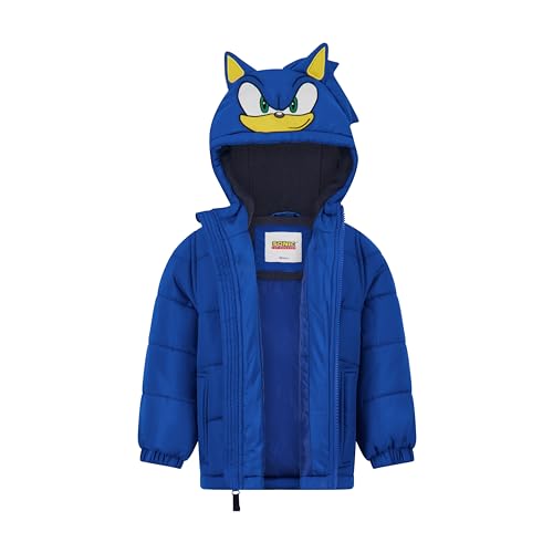 sonic the hedgehog boys heavyweight 2-piece snow bib amp jacket snowsuit