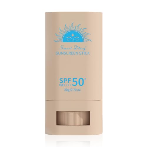 Sunscreen Stick Spf 50 Face, Sun Cream Stick Spf 50, Contains Hyaluronic Acid and Ceramide, Provides Broad-Spectrum Sun Protection, Waterproof, Sweat-Proof and Non-greasy