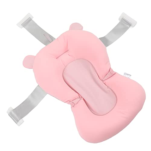 Image of Infant Bath Seat, Bath Seats for Babies Sitting up, Baby Bath Seat Cushion Floating Safe Foldable Adjustable Infant Bath Supporter for Newborn ()