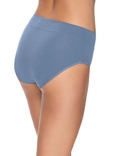 Felina Women's Pima Cotton Hipster Panties - Comfortable Seamless Underwear For Women, 5-Pack #TOP2