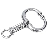 Rcniso Anillo de Nariz de Ganado Anillo de Nariz de Abrazadera de de Ganado de Acero Inoxidable de de Resorte de Vaca para Granja (#1)