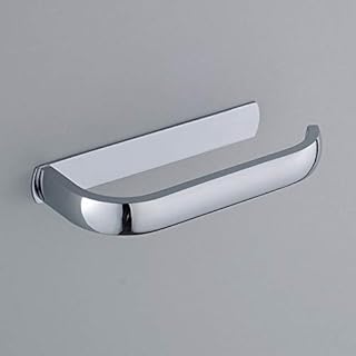 Celbon Wall Mounted Stainless Steel Toilet Roll Holder Chrome Finish Toilet Paper Holder Rack Loo Paper Rack for Bathroom Kitchen