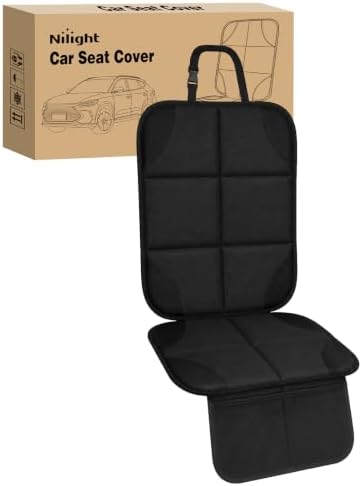 Nilight Car Seat Protector 1PC Black Long Waterproof Child Seats Mat Cover