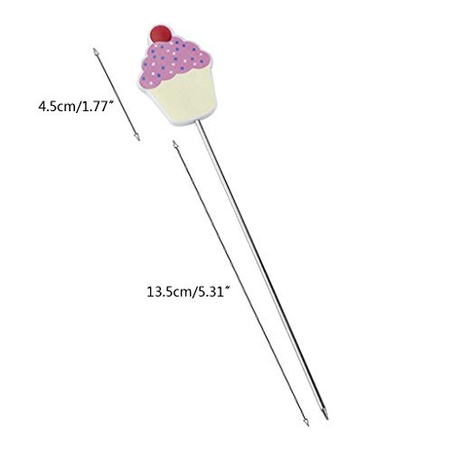 Zkbszn Cake Tester Probe Skewer Pin Needle Home Bakery Bread Reusable Long Metal Baking Pick Sticks Tool Kitchen Home