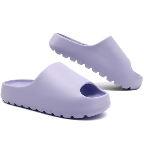 Image of Jaeynow Cloud Slides for Women,Unisex EVA Soft Recovery Slides,Thick Sole Open Toe Mens Pillow Slides Shower Shoes Outdoor&Indoor House Slippers