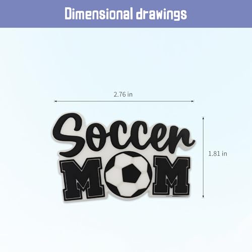 Soccer Mom Charm for Bogg Bag – Cute & Stylish Accessories for Women – Compatible with Rubber Beach Bags of Most Sizes & Brands2