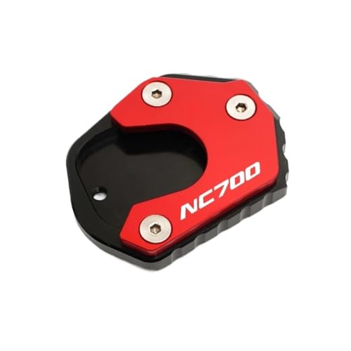 Extension de coussin béquille moto Nc700 en aluminium usiné anodisé 2012-2014