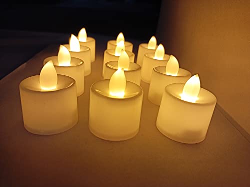 DEEPTI DECOR Set of 12 Pieces Golden Color Decorative LED Light D...