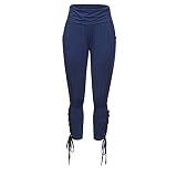 Mmeneyy Yoga Sweatpants for Womens Loose Lace-up Bandage Workout Harem Joggers Comfy Lounge Pajama P