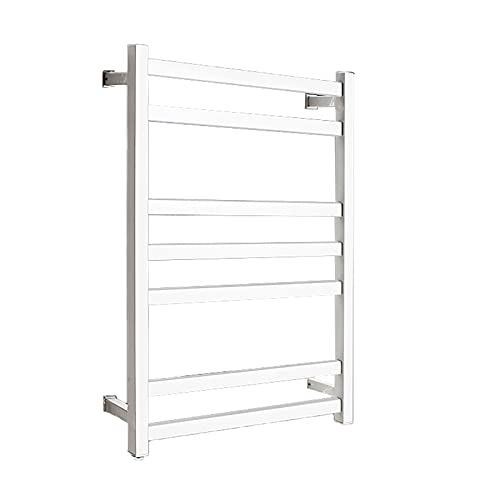 SXKJ Toallero eléctrico de Pared con 7 Barras, toallero eléctrico Inteligente de Acero Inoxidable, secador de Toallas.