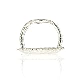 14k White Gold Threaded Post Replacement Earring Screw Backs (1 Pair) Screw Back Size - 4.60mm Stud Earrings Back Post