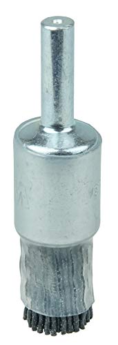 Image of Weiler 86100 1 /2 inch Burr-RX Coated Cup End Brush, .026 /120CG Crimped Fill, Made in the USA (Pack of 10)