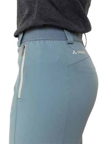 VAUDE Wanderhose Damen Farley Stretch Capri Hose III, Nordic Blue, 34 – Ansicht 6