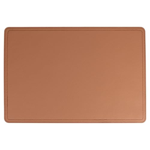 Set 6 Tovaglietta color cuoio in PVC 35x48 cm Horeca marrone