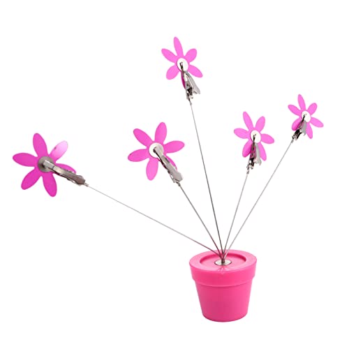 HOMSFOU 1Pc Favores Foto Familia Clip Oficina Nota Mesa Olla Marco Metal Papel Cinco Boda Árbol Plástico Maceta Memo Pantalla En Decoraciones Fiesta Estilo para Menú