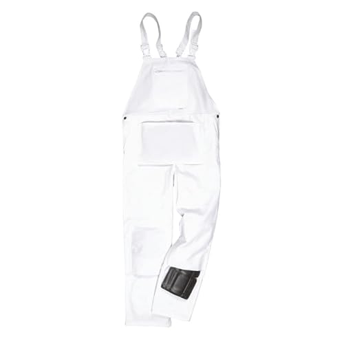 Instex PPE INS30WH - Salopette e tuta, colore: bianco, per decoratori e pittori (M), bianco, M