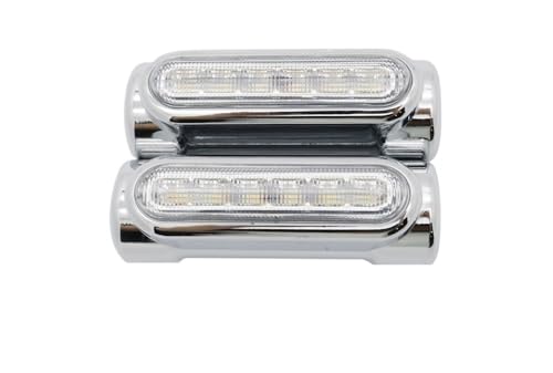 Feux de route universels motos avec clignotants DRL à LED intégrés