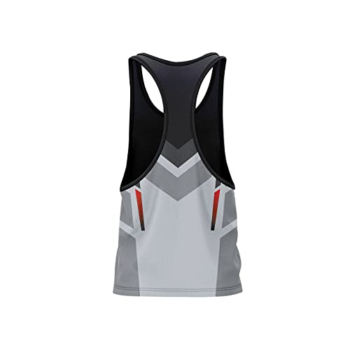 Image of AKIBA Mens Printed Fitness Workout Stringers Gym Stylish Vests