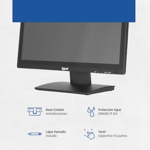 Monitor táctil capacitivo Full HD 21.5 IPS compatible con Raspberry Pi y Linux 7