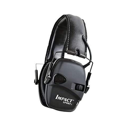 Honeywell 1034490 Howard Leight Impact Sport Weiche Ohrenschützer, schwarz, 1 Cover