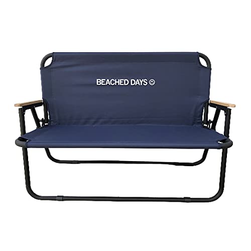 新品未使用BEACHED DAYS アウトドアベンチ2シーター2人用 ネイビー