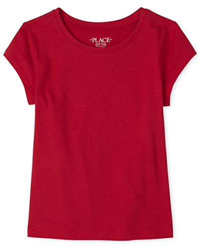Image of The Children's Place Girls Basic Short Sleeve Layering Tee