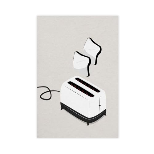 Toaster Art Toile Poster : Habillez un Mur Vide avec Élégance
