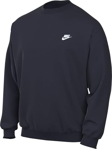 T-Shirt à Col Rond Nike Club Fleece en French Terry pour Homme