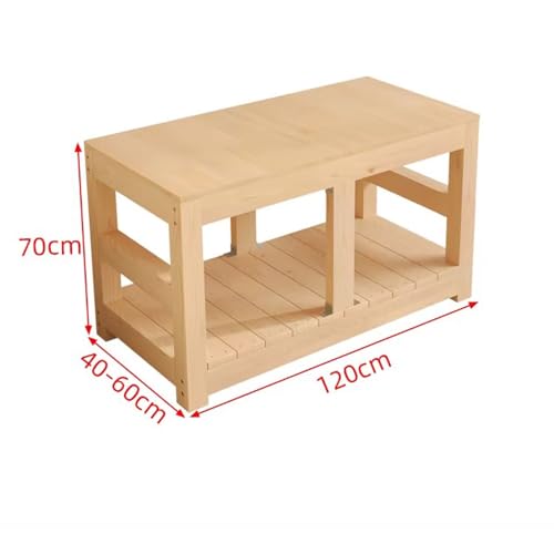 Mueble de Acuario de Madera Maciza de Alta Resistencia con Estructura Doble Capa 3