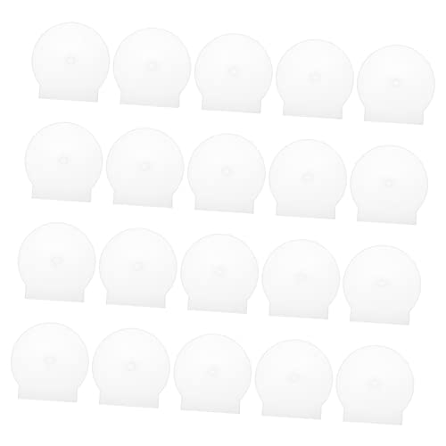 VILLCASE 15Pcs Transparent CD Case Clam Shell DVD Storage Box for Music Game Discs Durable Space Saving Design for Organizing Protecting Your Collection