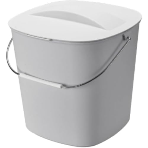 水切り JQEJDKE バケツ 台所 使用 乾燥物 湿った 生ゴミ 分離 北欧風 (28*29*29.5)