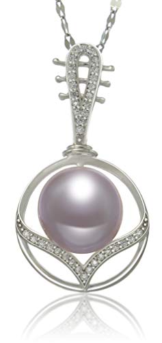 Pendentif luth perle de culture 11 mm un cadeau inoubliable pour elle