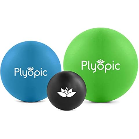 Plyopic Targeted Release Massage Ball Set - for Deep Tissue Muscle Recovery, Myofascial Release, Trigger Point Therapy, Mobility and Plantar Fasciitis Relief Cover