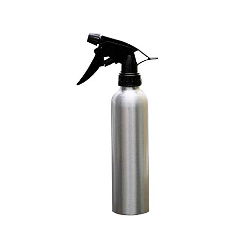 Preisvergleich Produktbild HEALLILY Aluminium Sprühflasche leer nachfüllbarer Wassersprüher Zerstäuber Drücker Wassersprühflasche 250 ml für Haushalt Garten Salon Friseur Haar Werkzeug Tattoo Zubehör Supplies