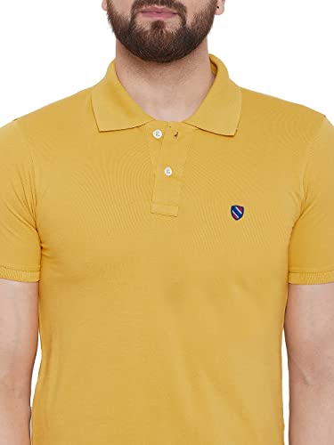 Image of Men's Casual Cotton Polo Tshirt (N1002-AIRFORCE mp)