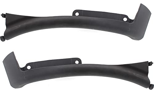 Go-Parts - Front Wheel Opening Molding Pair/Set for 1996-2023 Chevrolet Express/Savana Van, Right (Passenger) & Left (Driver), Lower Extension, Paint to Match, Plastic Replacement 1997 1998 1999