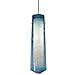 AFX Lighting SPP1000L30D1SNSB Spun LED Pendant, Satin Nickel, Steel Blue